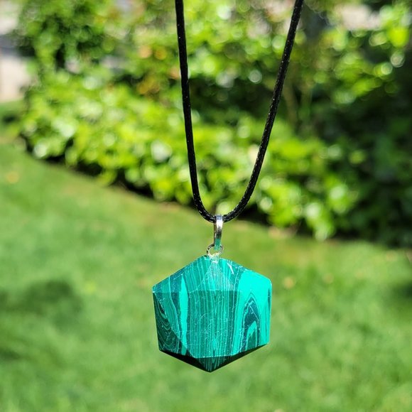 Malachite Crystal Pendants - Picture 3 of 8